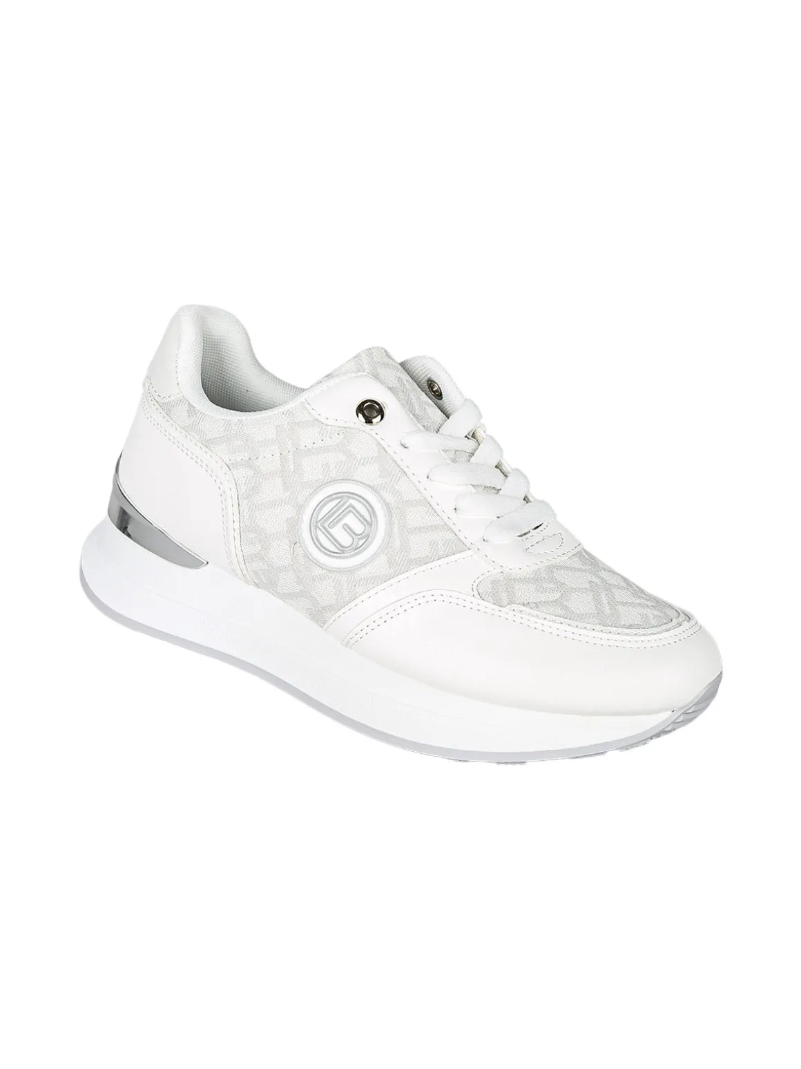 Laura Biagiotti Sneakers donna stringate con platform - bianco