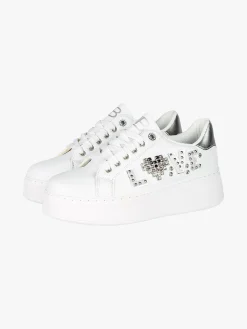 Laura Biagiotti Sneakers donna gioiello con platform - argento