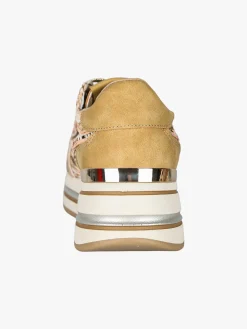 Laura Biagiotti Sneakers donna traforate con platform - oro