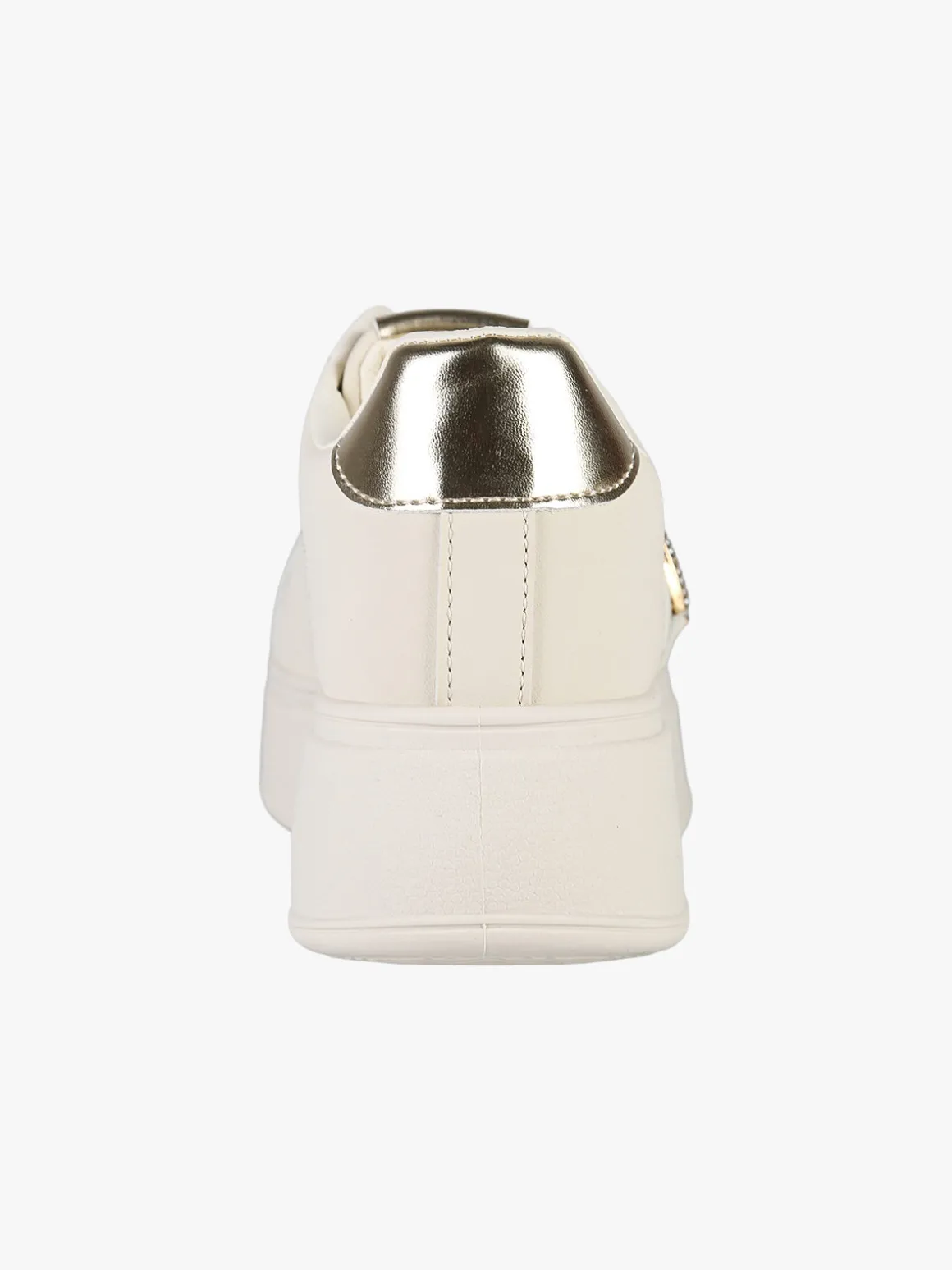 Laura Biagiotti Sneakers donna stringate con platform - panna