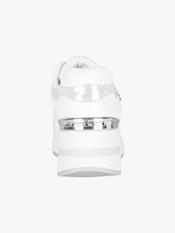 Laura Biagiotti Sneakers donna con zeppa e zip - bianco