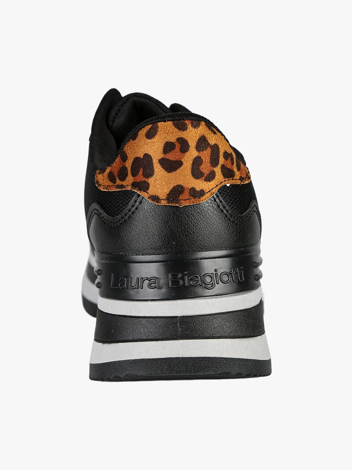 Laura Biagiotti Sneakers donna stringate con platform - nero