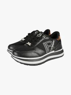 Laura Biagiotti Sneakers donna stringate con platform - nero