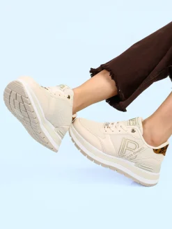 Laura Biagiotti Sneakers donna stringate con platform - nero