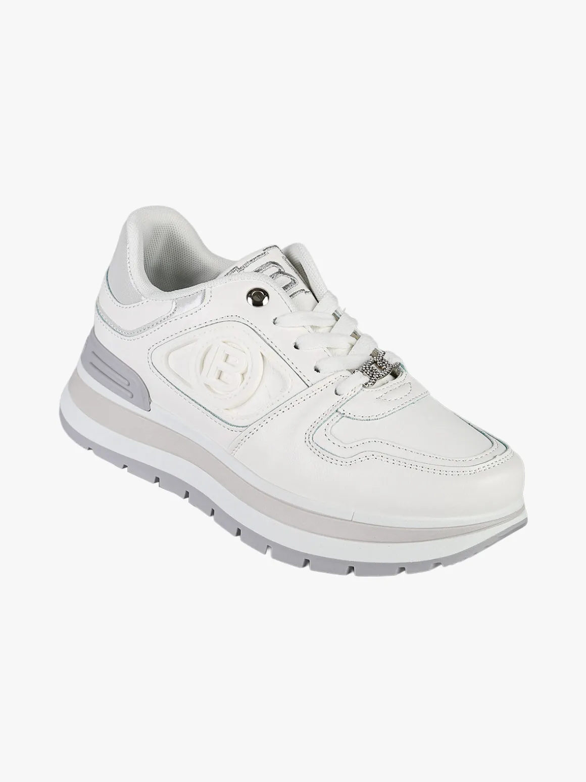 Laura Biagiotti Sneakers donna stringate con platform - bianco