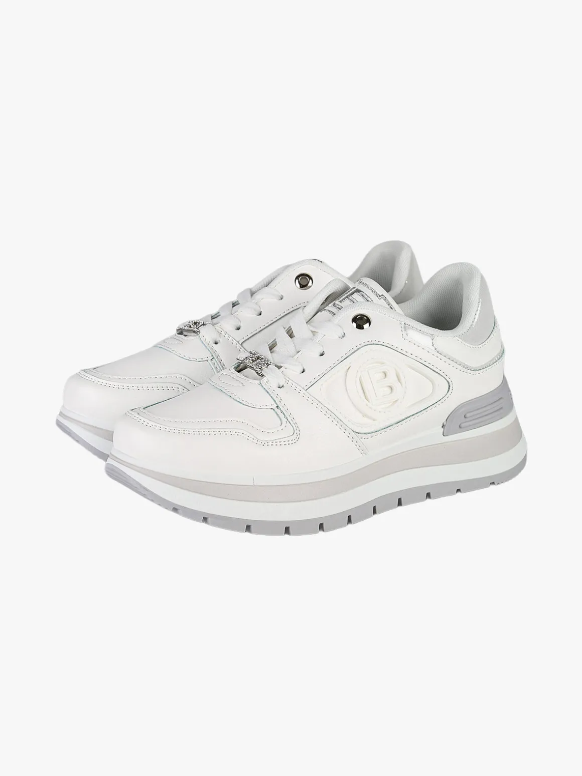 Laura Biagiotti Sneakers donna stringate con platform - bianco