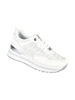 Laura Biagiotti Sneakers donna stringate con platform - bianco