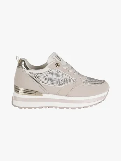 Laura Biagiotti Sneakers donna stringate con strass e platform