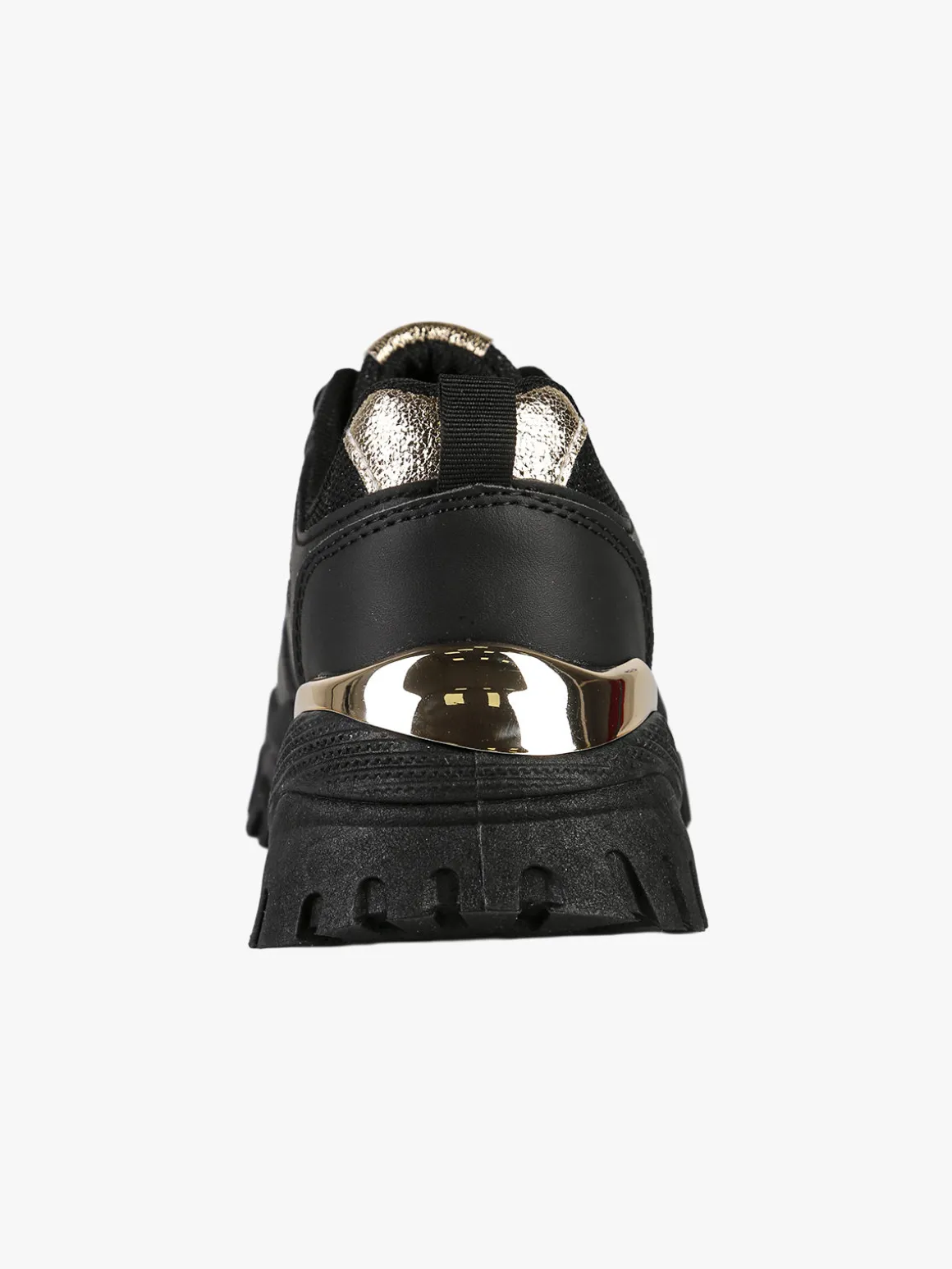 Laura Biagiotti Sneakers donna sportive lurex con suola alta - nero
