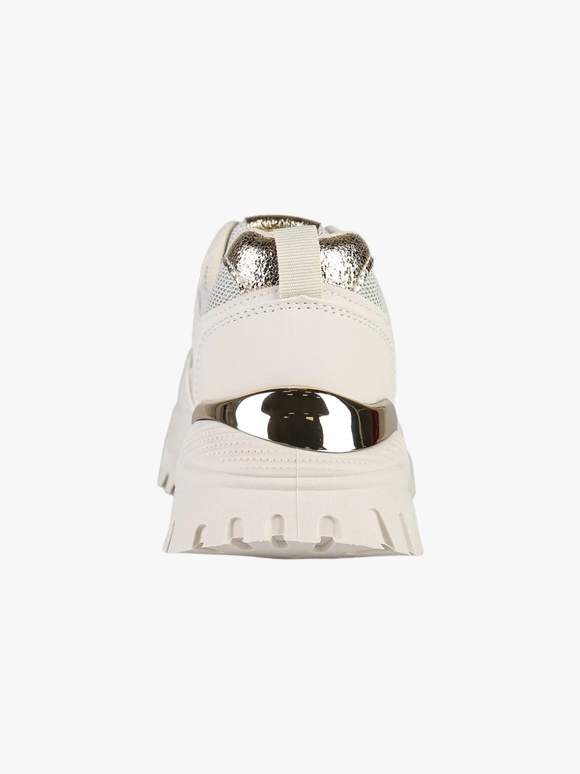 Laura Biagiotti Sneakers donna sportive lurex con suola alta - beige