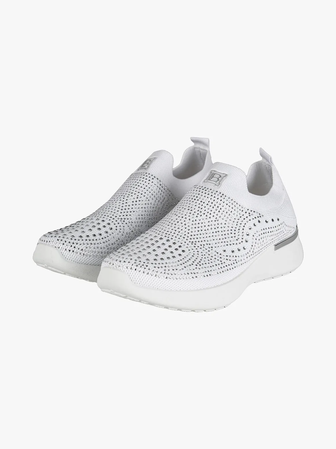 Laura Biagiotti Sneakers donna slip on con strass