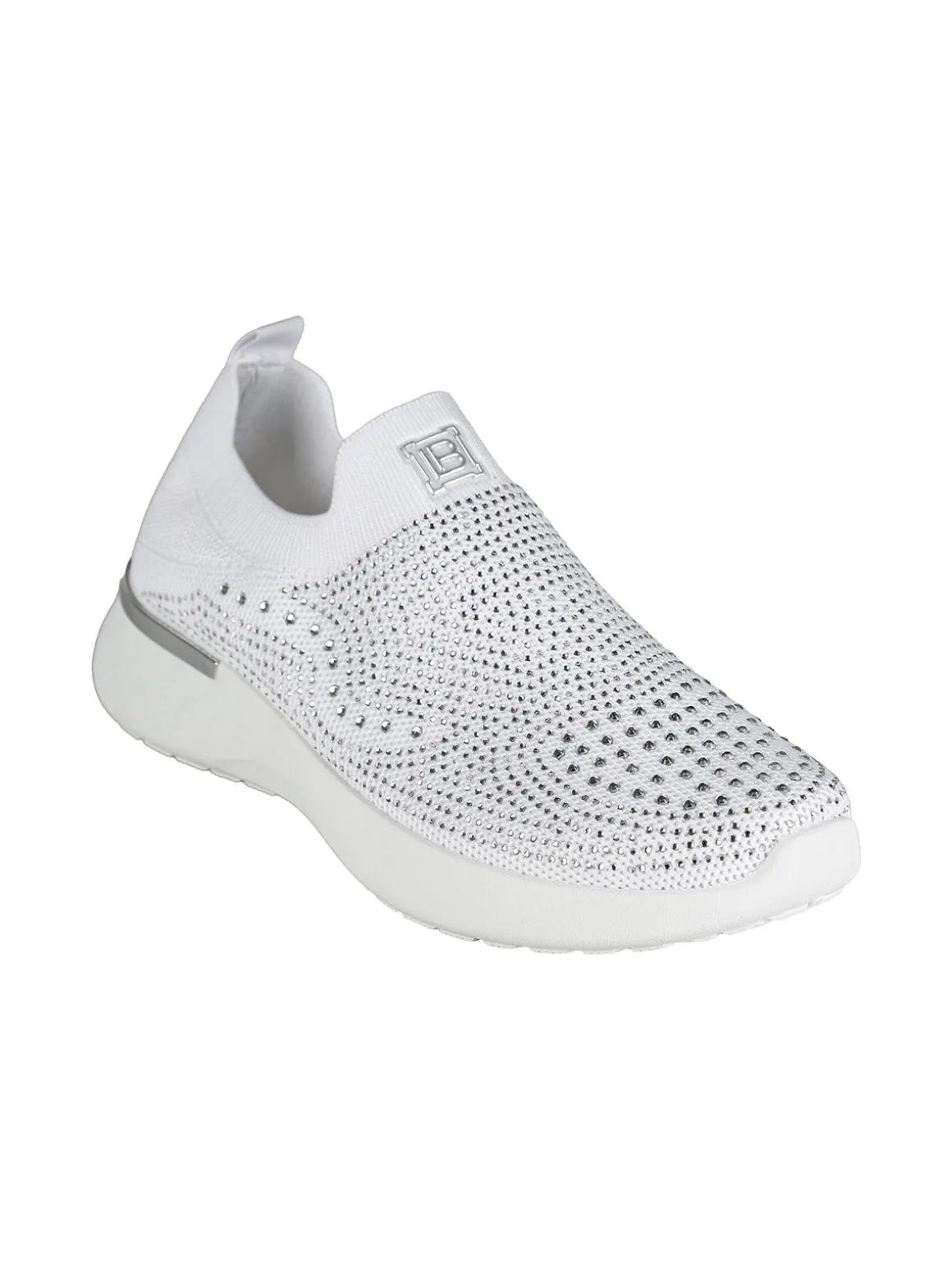 Laura Biagiotti Sneakers donna slip on con strass