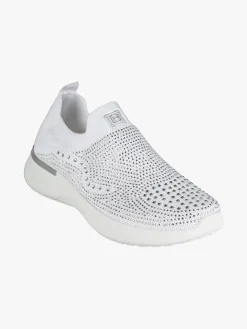 Laura Biagiotti Sneakers donna slip on con strass