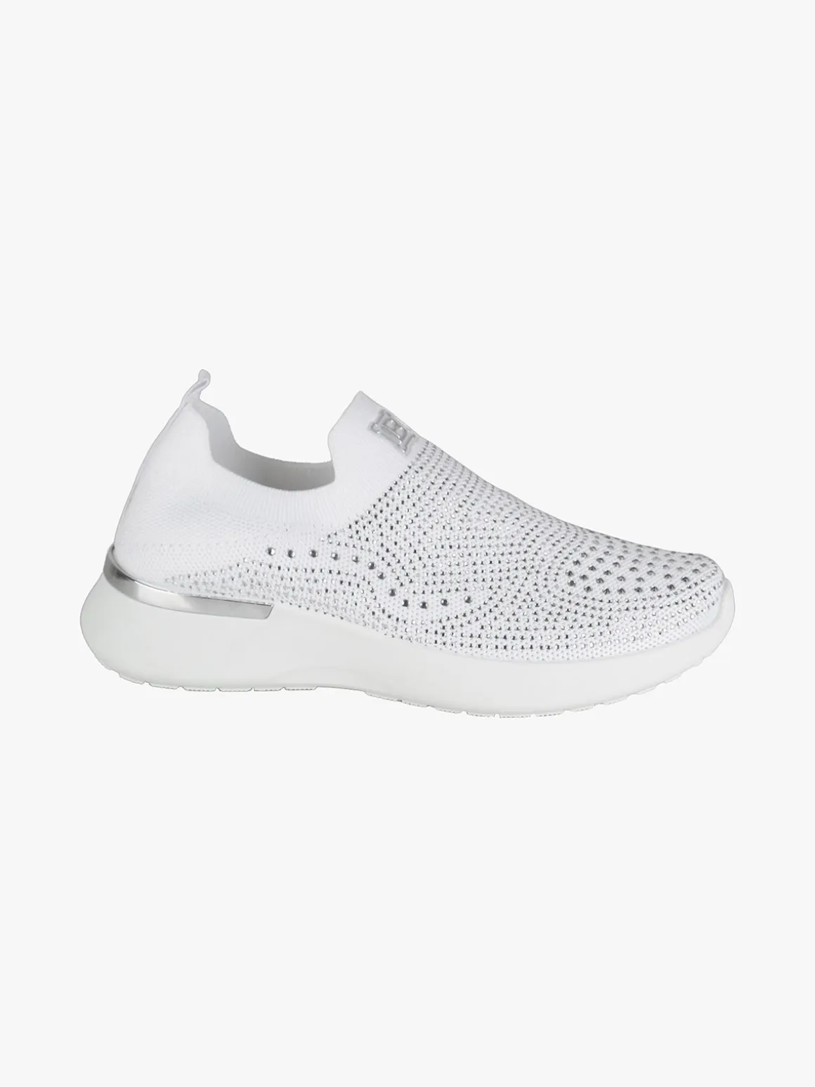Laura Biagiotti Sneakers donna slip on con strass