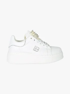 Laura Biagiotti Sneakers gioiello da donna con platform - beige