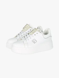 Laura Biagiotti Sneakers gioiello da donna con platform - bianco