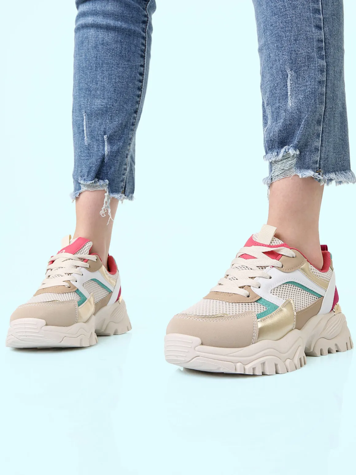 Laura Biagiotti Sneakers stringate da donna - multicolore