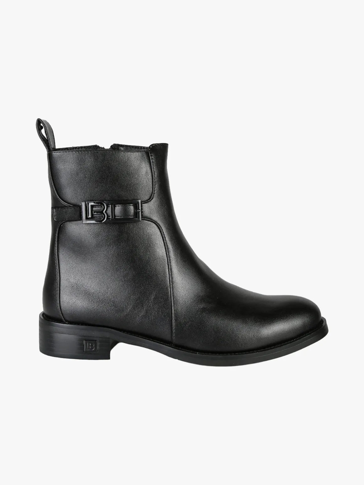 Laura Biagiotti Stivaletti donna minimal bassi con zip - nero