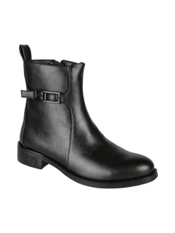 Laura Biagiotti Stivaletti donna minimal bassi con zip - nero