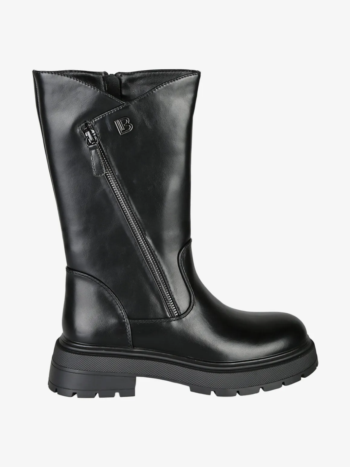 Laura Biagiotti Stivaletti donna chunky con cerniere - nero