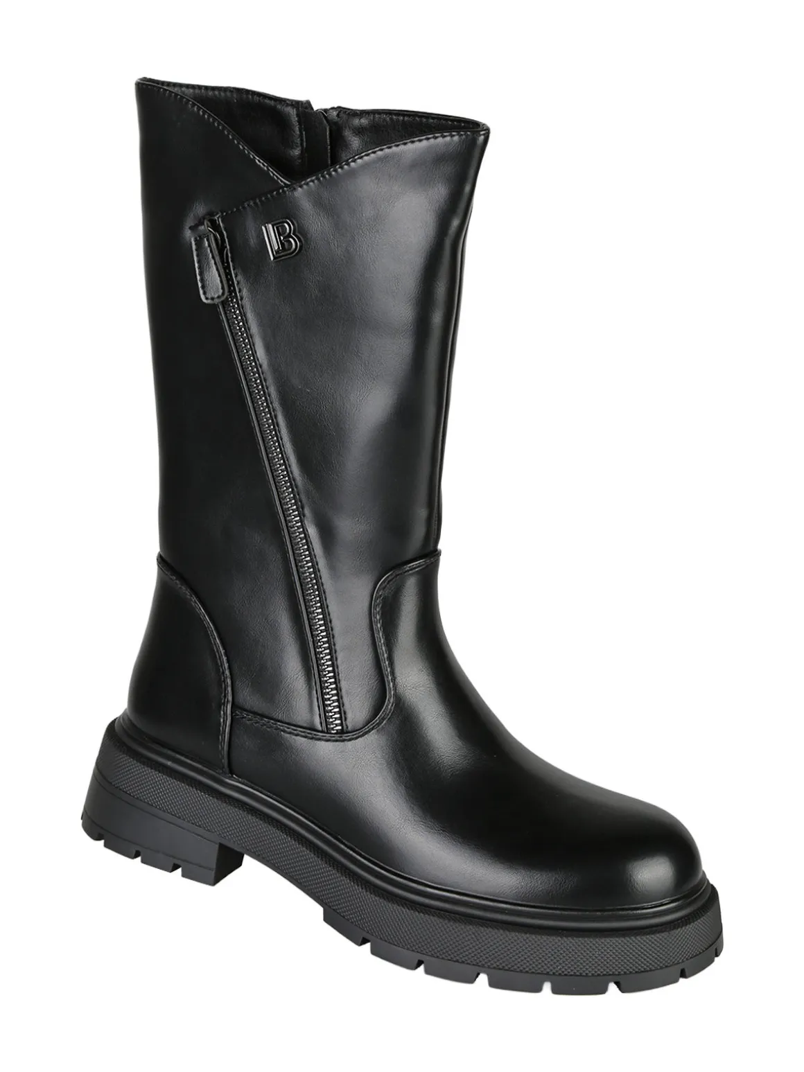 Laura Biagiotti Stivaletti donna chunky con cerniere - nero
