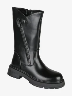 Laura Biagiotti Stivaletti donna chunky con cerniere - nero