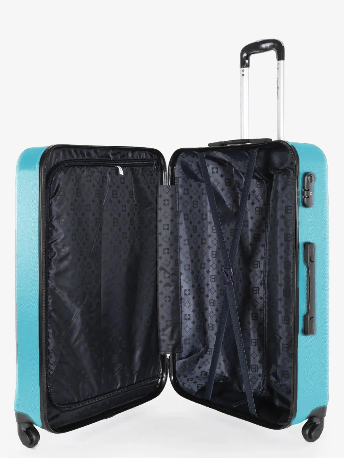 Laura Biagiotti Trolley grande 4 ruote con scritta