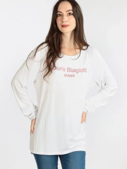 Laura Biagiotti T-shirt da donna lunga con stampa