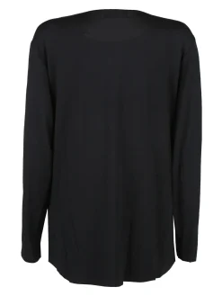 Laura Biagiotti T-shirt donna a maniche lunghe con strass