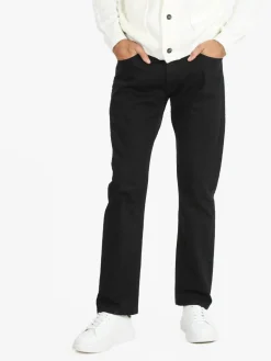 Lee Jeans uomo nero straight leg slim fit