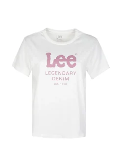 Lee Legendary Denim Tee T-shirt donna manica corta con scritta