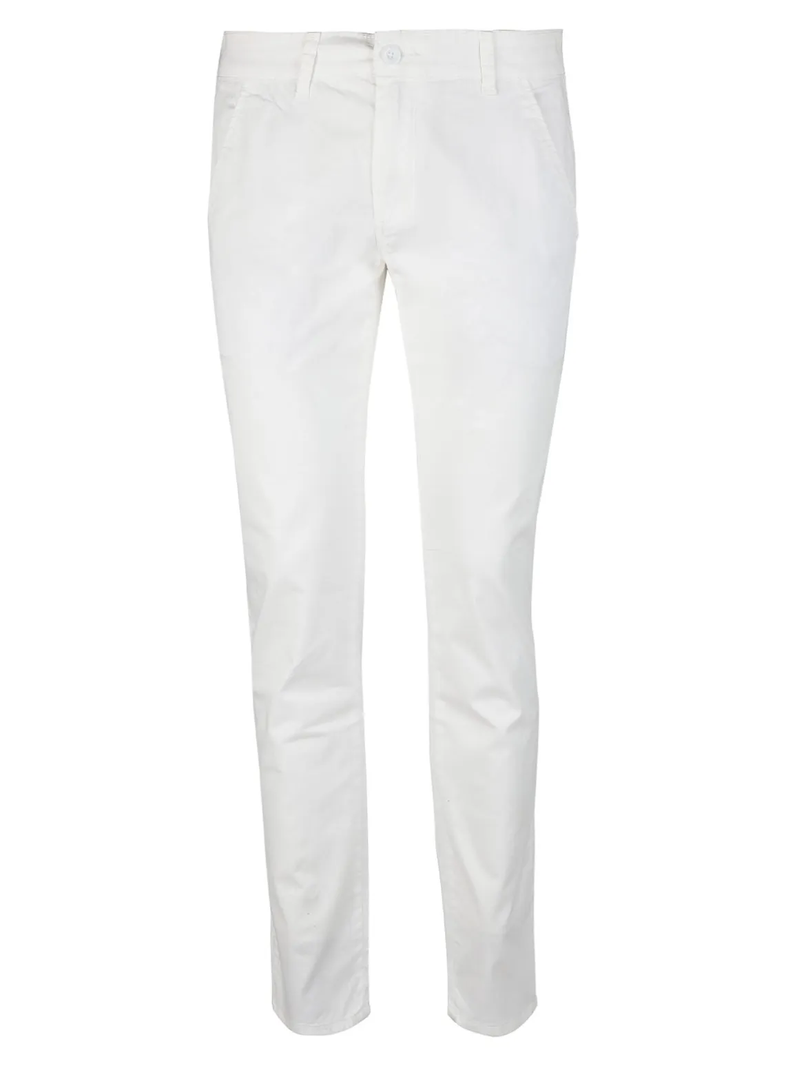 Leeyo Jeans Pantaloni bianchi da uomo in cotone