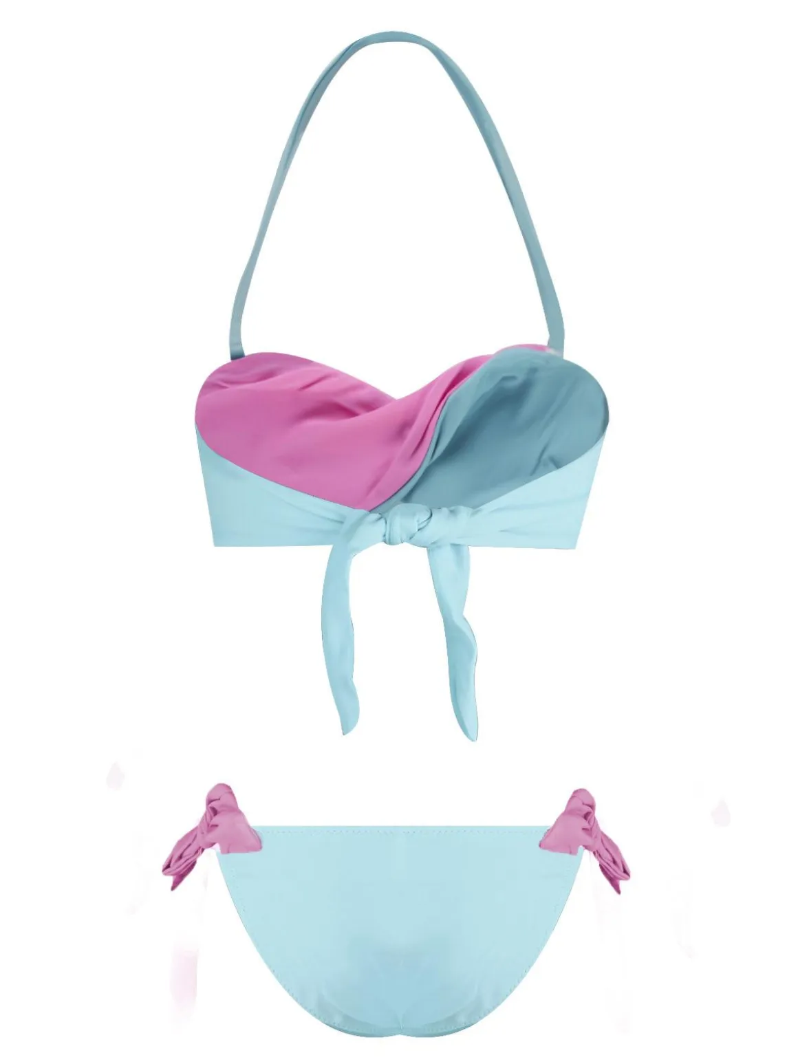 Leonado Costume bambina 2 pezzi bicolore