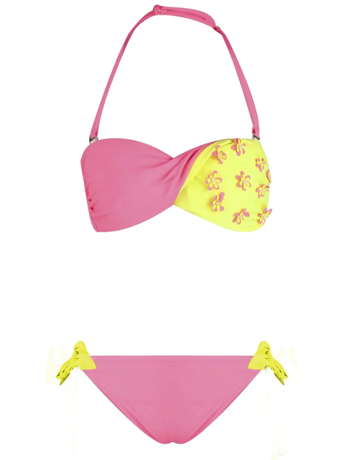 Leonado Costume bambina 2 pezzi bicolore