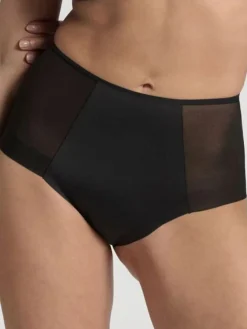 Lepel PANTIES 306 Guaina donna a vita alta - nero