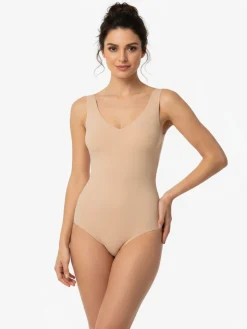 Lepel SKIN2SKIN BODYBRA Body donna con reggiseno in microfibra - nudo