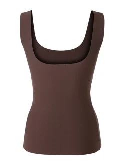 Lepel SKIN2SKIN TOPBRA Top con reggiseno in microfibra - moro