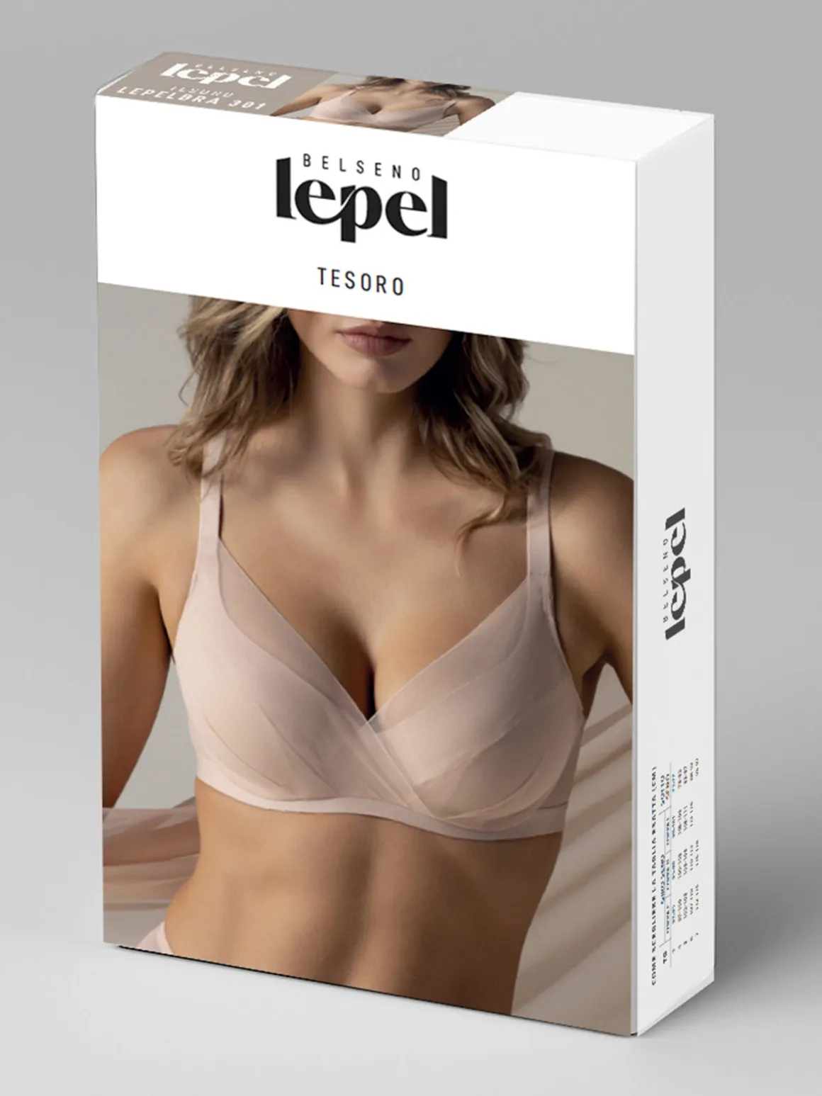 Lepel TESORO LEPELBRA 301 Reggiseno donna con ferretto coppa C - coffe