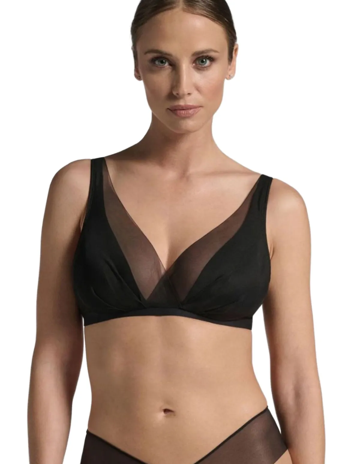 Lepel TESORO VELABRA 300 Reggiseno donna senza ferretto coppa B - nero
