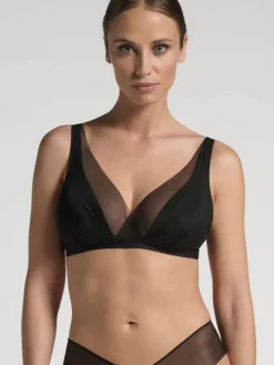 Lepel TESORO VELABRA 300 Reggiseno donna senza ferretto coppa B - nero