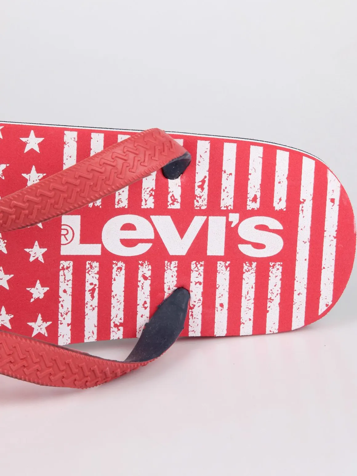 Levi'S Infradito in gomma con stampa rosso