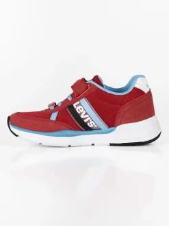 Levi'S OREGON VELCRO Sneakers con lacci e velcro rosso