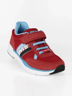 Levi'S OREGON VELCRO Sneakers con lacci e velcro rosso