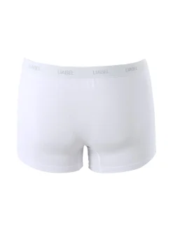 Liabel Boxer da uomo in cotone elasticizzato - bianco