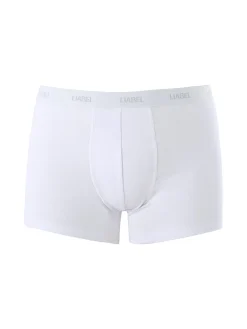 Liabel Boxer da uomo in cotone elasticizzato - bianco