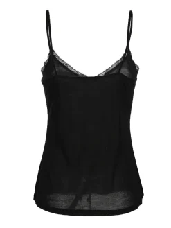 Liabel Canotta in pizzo spalline sottili