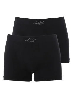 Liabel Confezione da 2 boxer uomo in microfibra - nero