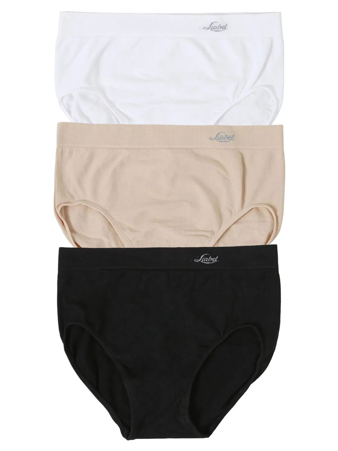 Liabel Confezione da 3 slip donna a vita alta in microfibra - assortito