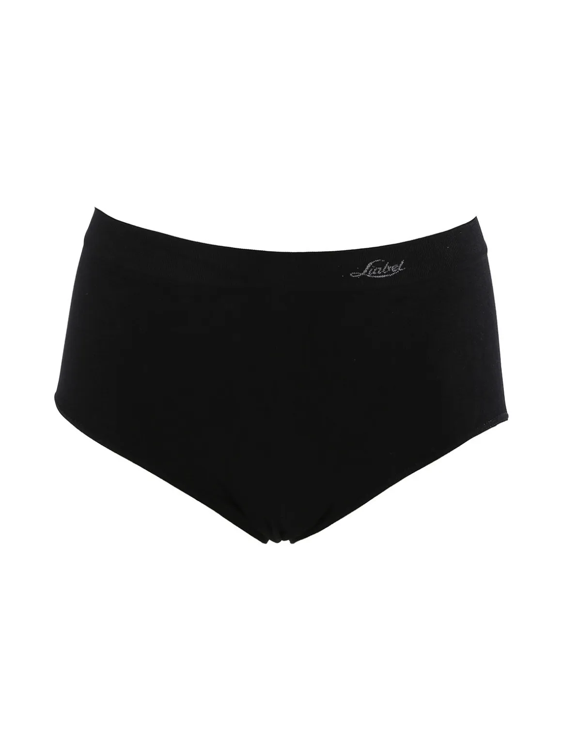 Liabel Confezione da 3 slip donna a vita alta in microfibra - nero
