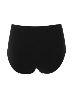 Liabel Confezione da 3 slip donna a vita alta in microfibra - nero